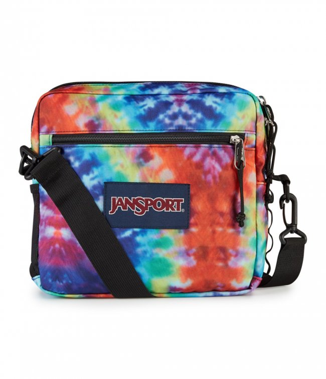 Jansport Central Adaptive Crossbody - Red/Multi Hippie Days