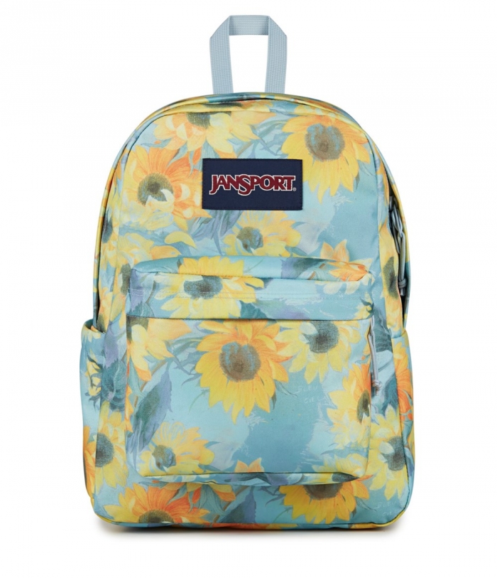 Jansport SuperBreak® Plus - Surreal Sunflowers Blue Dusk