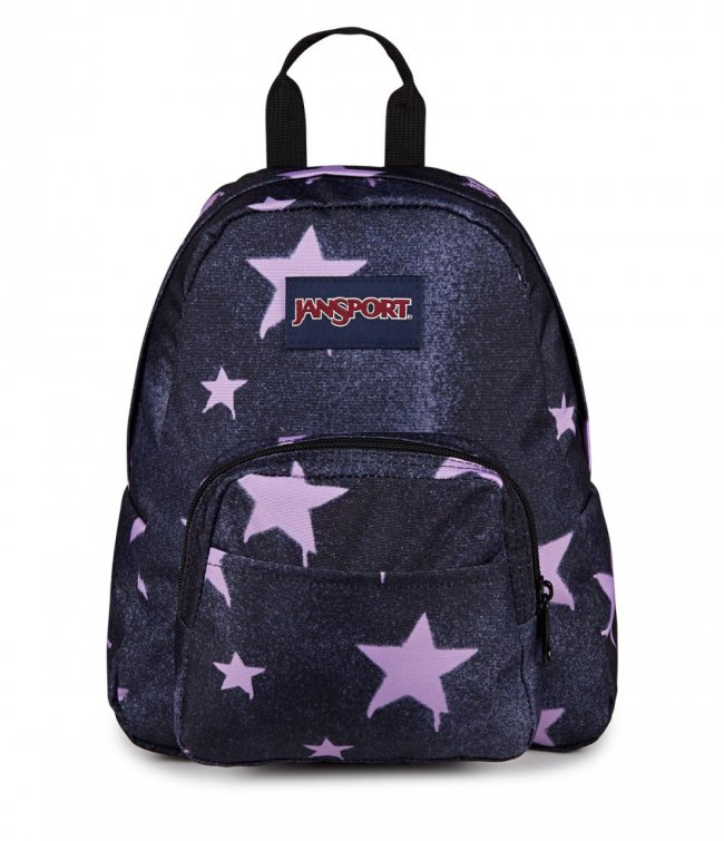 Jansport Half Pint Mini Backpack - Sprayed Stars Pastel Lilac