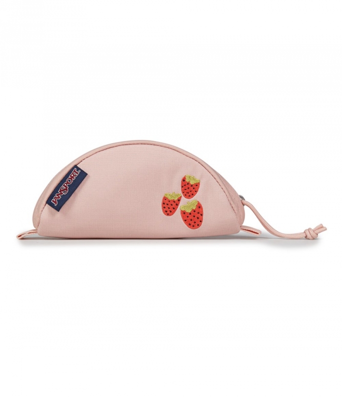 Jansport Luna Small Pouch - Strawberry Embroidery