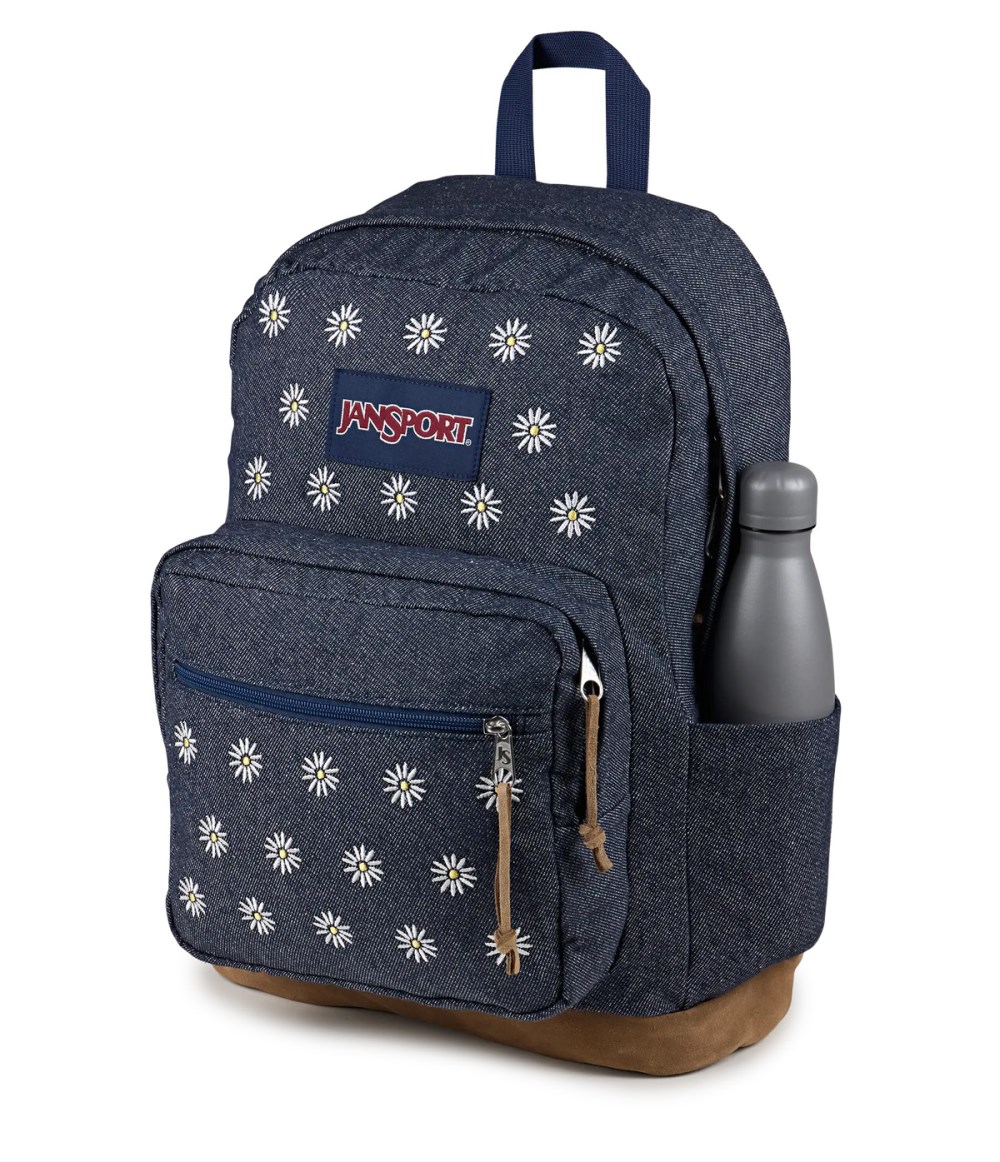 Jansport Right Pack - Embroidered Denim Dark