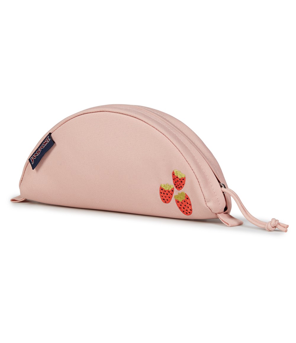 Jansport Luna Large Pouch - Strawberry Embroidery