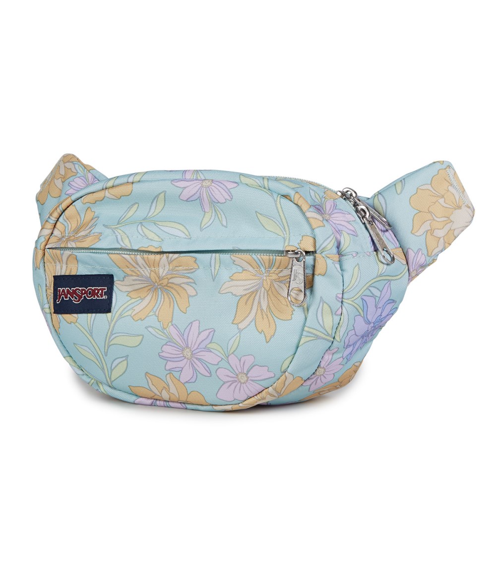 Jansport Fifth Avenue Fanny Pack - Faded Floral Fresh Mint