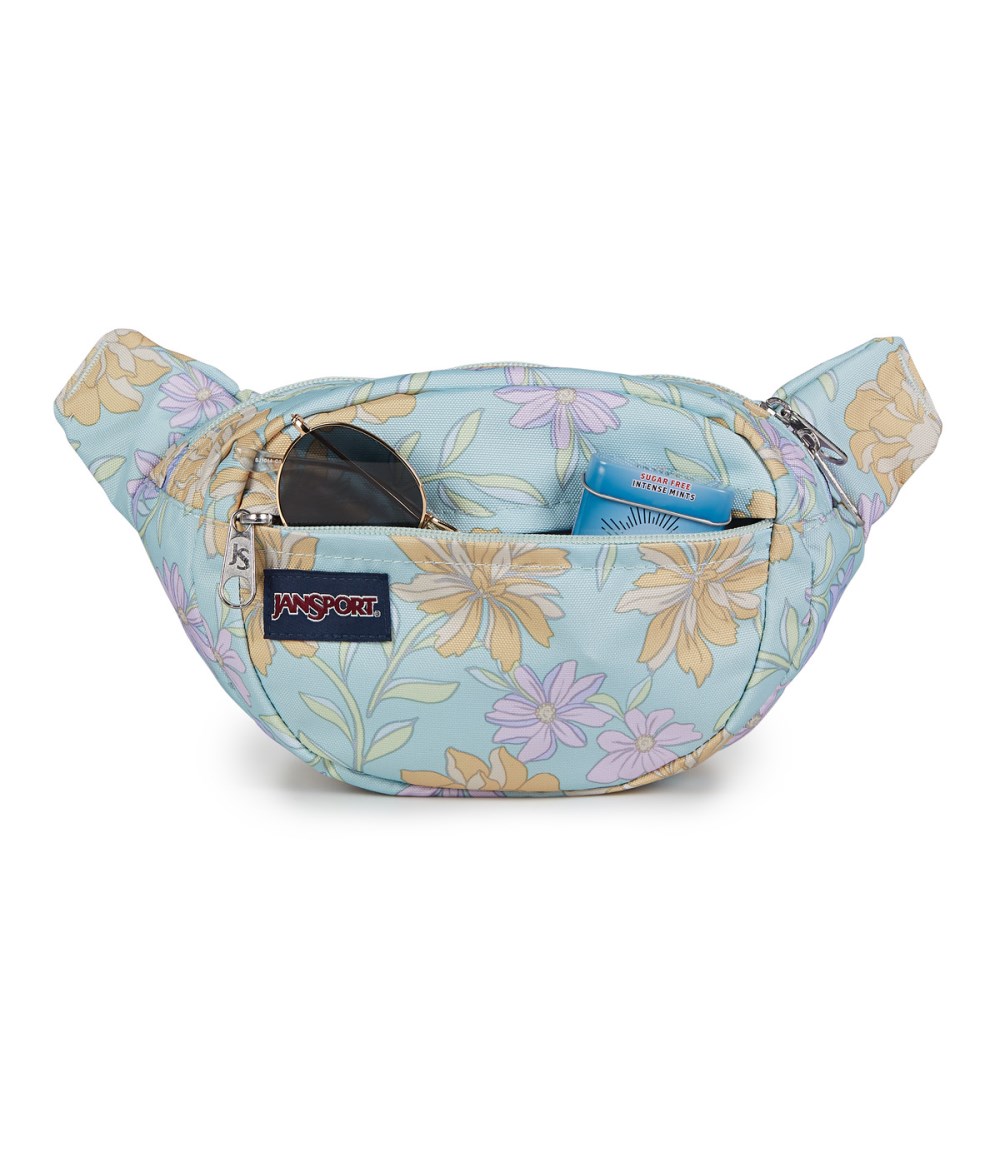 Jansport Fifth Avenue Fanny Pack - Faded Floral Fresh Mint