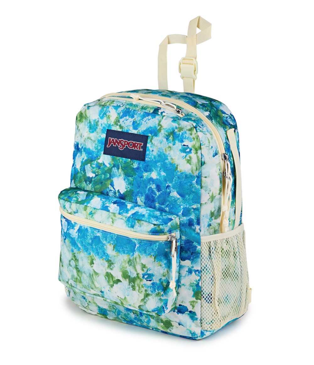 Jansport Central Adaptive Backpack - Mia Brown White Flowers