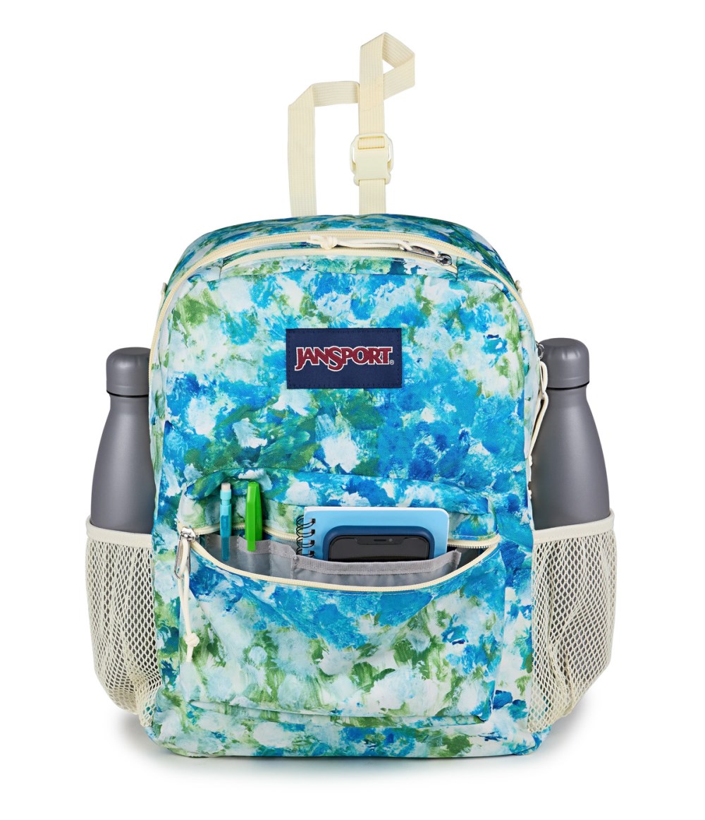 Jansport Central Adaptive Backpack - Mia Brown White Flowers