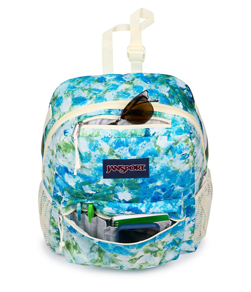 Jansport Central Adaptive Backpack - Mia Brown White Flowers