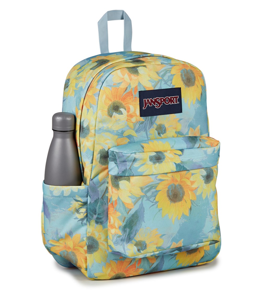 Jansport SuperBreak® Plus - Surreal Sunflowers Blue Dusk