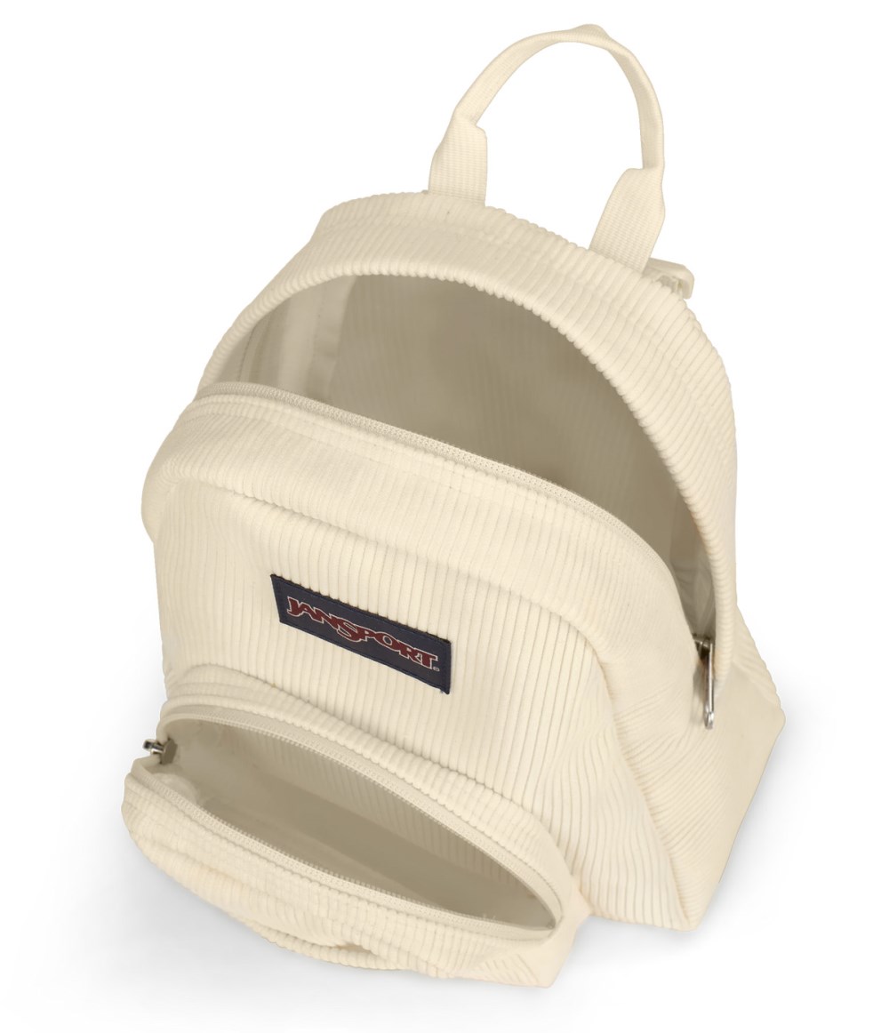 Jansport Half Pint Mini Backpack - Coconut Corduroy