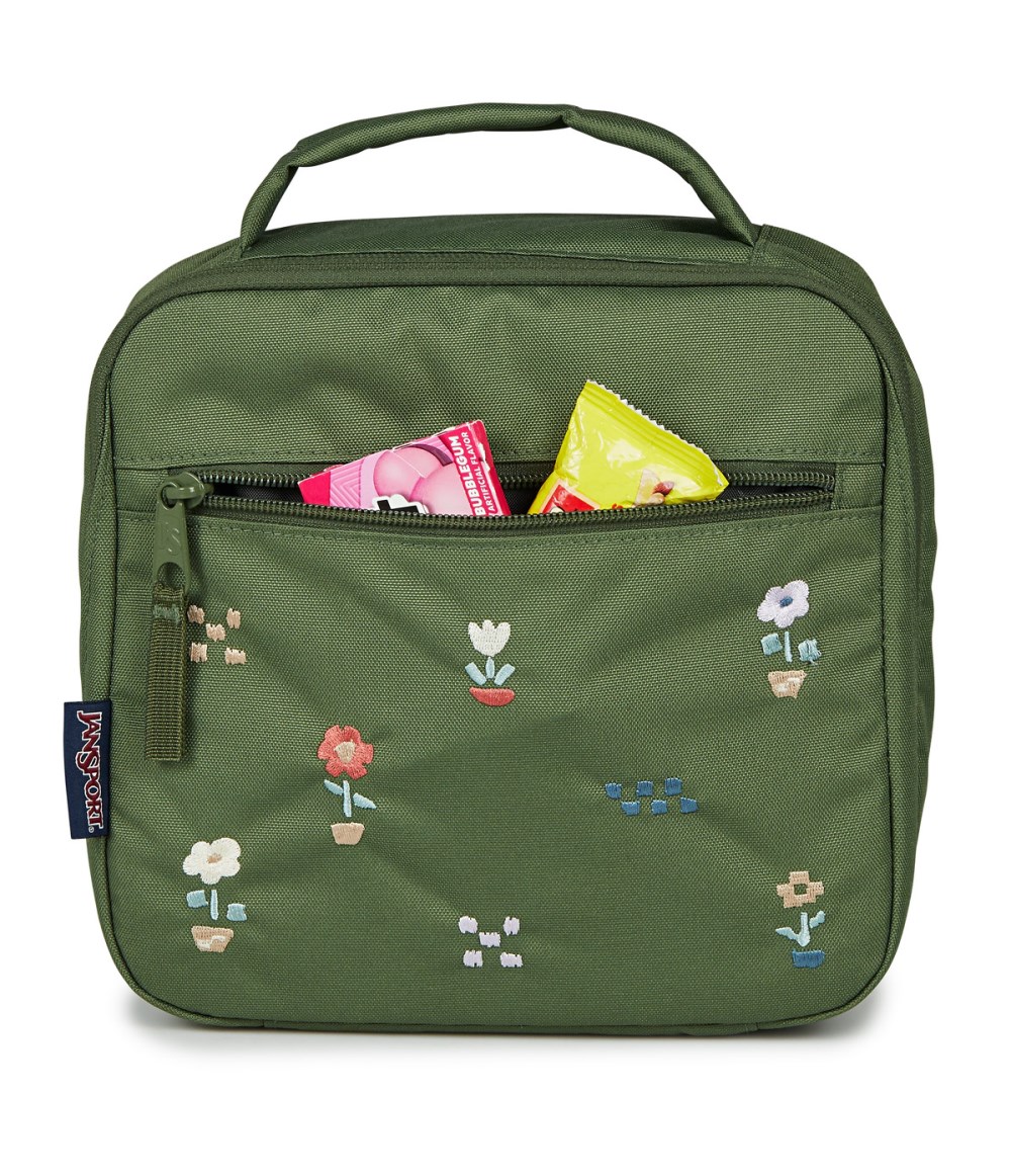 Jansport Lunch Break - Flower Fundamentals Cargo Green