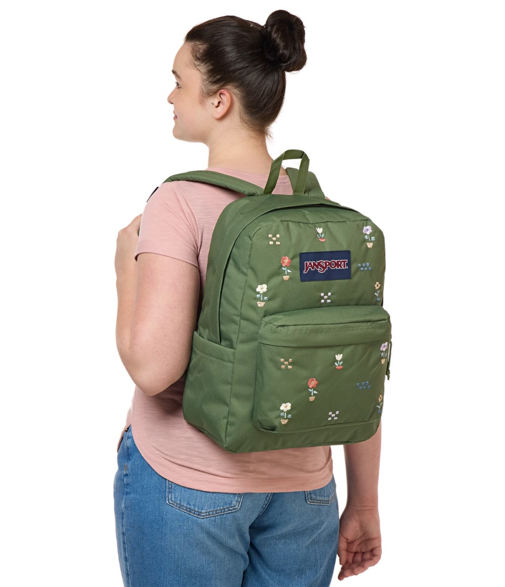 Jansport SuperBreak® Plus - Flower Fundamentals Cargo Green