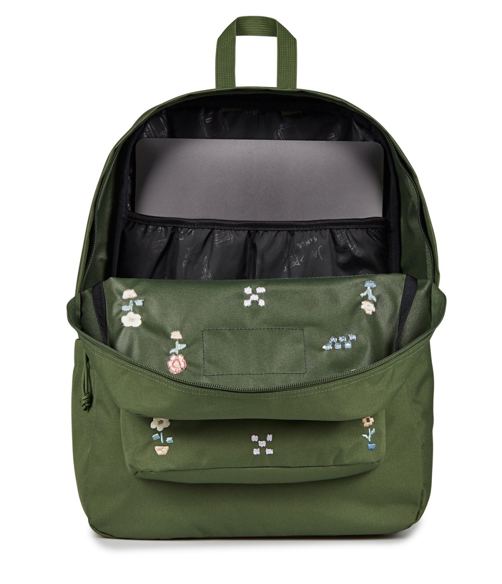 Jansport SuperBreak® Plus - Flower Fundamentals Cargo Green