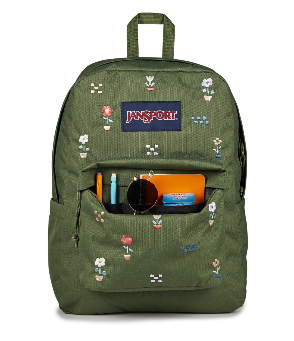 Jansport SuperBreak® Plus - Flower Fundamentals Cargo Green
