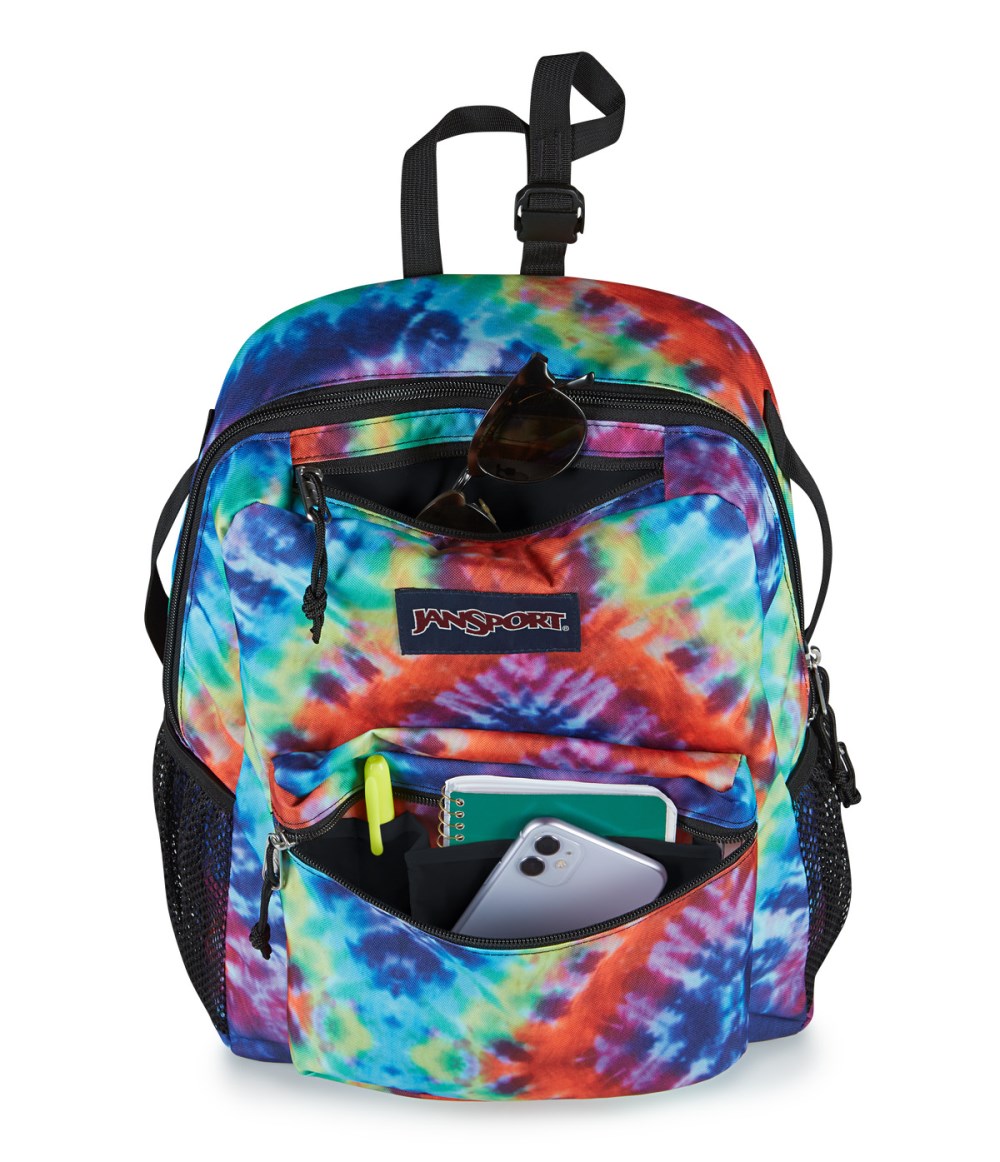 Jansport Central Adaptive Backpack - Red/Multi Hippie Days